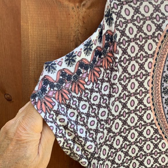 Fever Top Size L Boho Summer Of Love Style Hippie Tribal Pullover - Picture 11 of 13